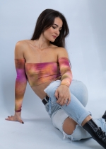 Top ANdrea Otoño Tie dye (reciclado)